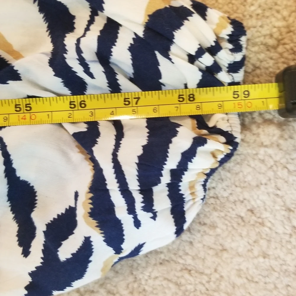 Blue & White Zebra Print Kimono w/Elastic Sleeves - No Reorders. Limited. - Picture 9 of 16